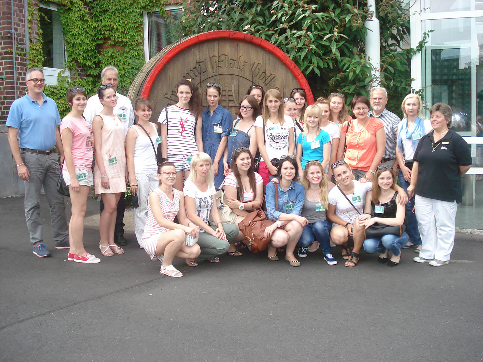 Sommerkurs 2014 Besuch bei der Licher Brauerei